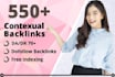 do high quality dofollow seo contextual backlinks