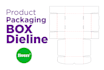 create die lines for custom box packaging dieline