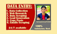 providing fast reliable data entry services