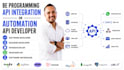 be programming API integration or automation, api developer