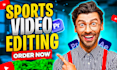 do sports video editing