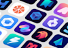 design a modern app icon logo