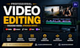 do youtube video editing, instagram reels, vlogs, and vsl