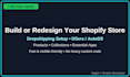 build or redesign your shopify store and set up dropshipping