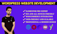 build a professional wordpress website using elementor and custom theme