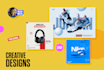 design web banner, website banner ads, product banner, flyer