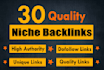 do 30 quality niche blog comments backlinks service for ranking