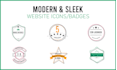 design icons set for web and app