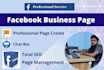create impressive facebook business page