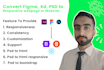 convert figma, xd, PSD to react js, next js, HTML website