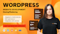 develop a design and a site on wordpress