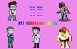 create pixel art logo, gaming characters, and 8bit icons