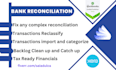 do bookkeeping with bank reconciliation using quickbooks