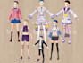 make vroid anime or game character clothes texture