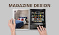design magazine, instruction manual or user guide