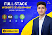 be your full stack developer, mern stack developer for web app, react, node js