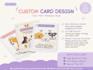 design cute custom card game, flashcard, playing card and deck design