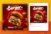 design food menu, flyer, poster and instagram ads