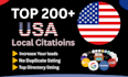 do USA local citations directory submissions for local seo ranking
