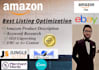 do amazon product listings optimization, and SEO copywriting