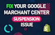 fix your google merchant center suspension