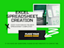 create a spreadsheet to simplify a tough task