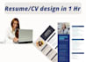 create professional  resume and linkedin profile