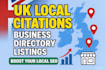 create UK local citation and business directory listings for local SEO