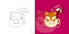 design vector cartoon logo, stickers and character designs