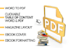 create a pdf with clickable table of content