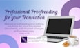 provide native english editing for your translation