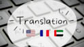 perfectly translate french eng arab voice over and writing