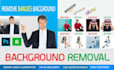 remove backgrounds,change image resolution,retouching,