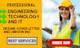 write your ats compliant engineering, technical, IT resume