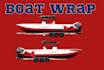 provide professional custom boat wrap design and ship
