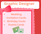 design beautiful invitation cards for weddings, events