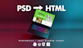 convert PSD to HTML bootstrap responsive website