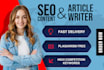 write quality content as an SEO content writer