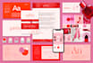 design a bold, playful, and feminine logo and brand guide