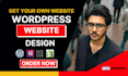 do wordpress website development, website design or redesign website