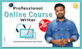 research curriculum and create insightful online course content