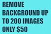 remove background, crop, resize, 200 photos in 3 hours