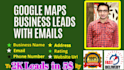 google map scraping, find email address, data scraping