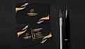 do luxury and minimal business card design