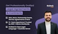 expertly review and draft legal contracts and agreements