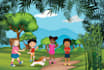 draw cute children book illustration