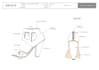 make technical sketches of your woman footwear design