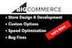 do bigcommerce design and custom development