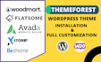 customize woodmart, flatsome, xstore, avada  themes