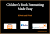 format children book for ingramspark, amazon, professionally